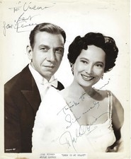 ACTORS MERLE OBERON & JOSE FERRER 