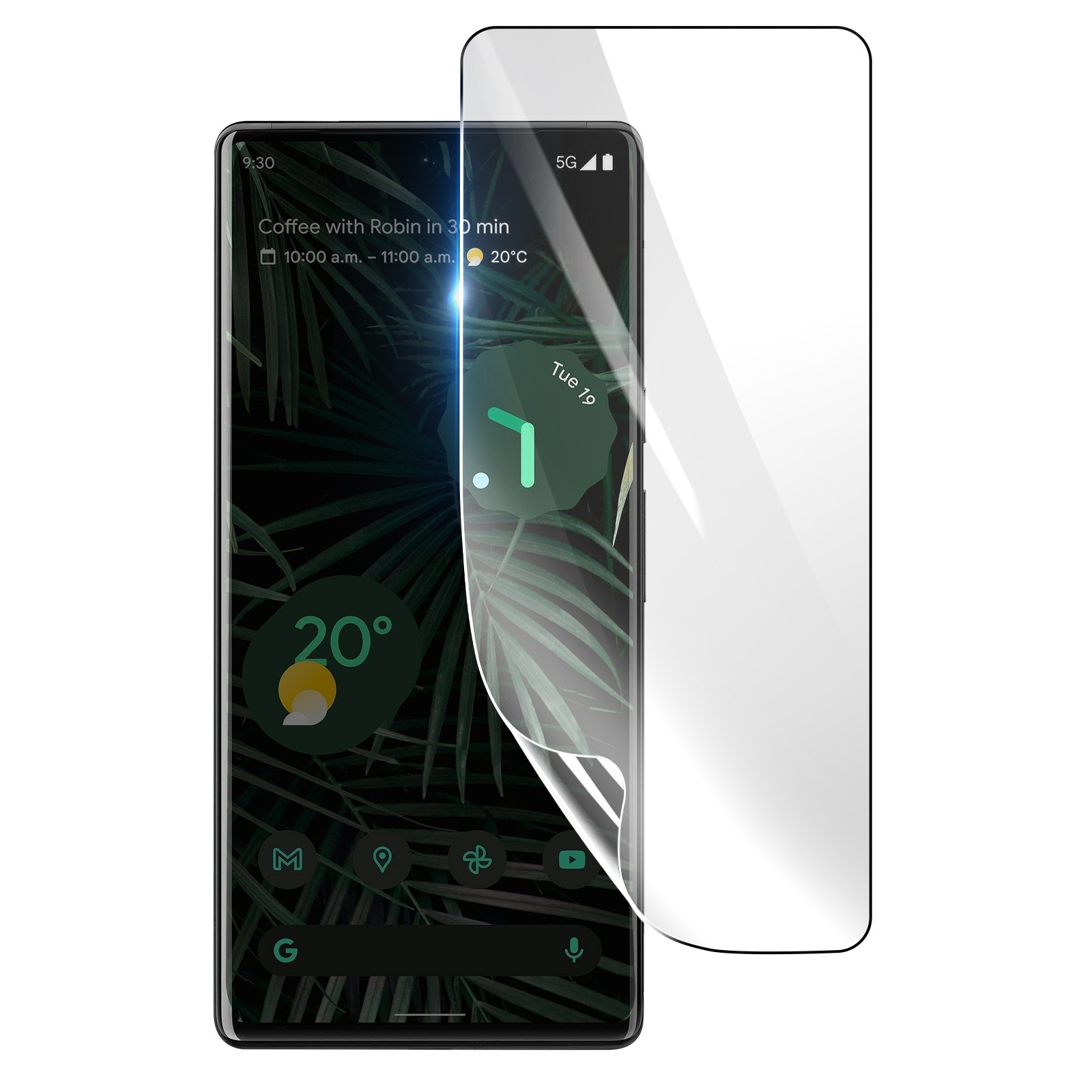 Protection hydrogel Google Pixel 6 Pro film transparent antichoc haute resistance
