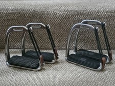 2 Paar Sicherheit Korstahl Steigbügel 4 1/2" & 4 3/4