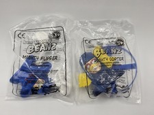 2005 Subway Mighty Beanz Mighty Flipper  Copter Sealed Kids Pak Lot of 2