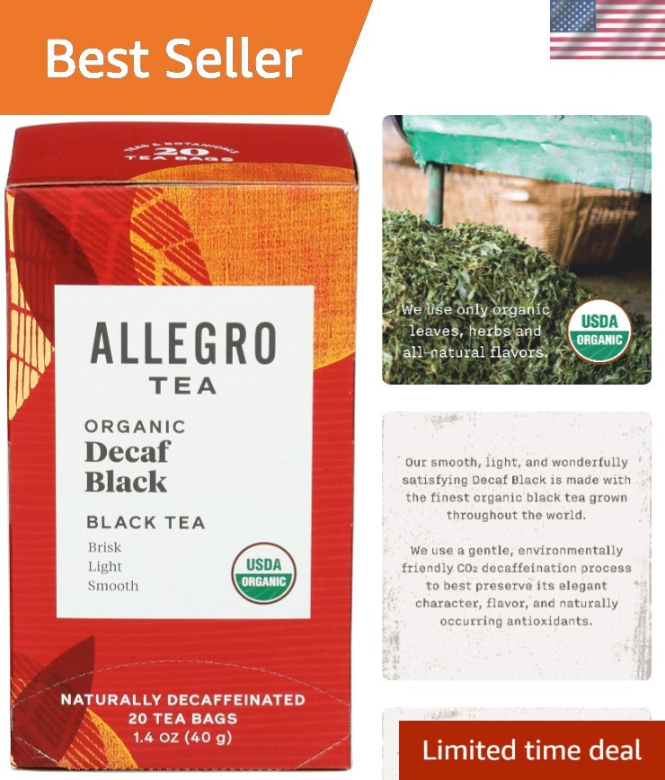 Bags - Decaf 20 Ct, Naturally Sweet Flavor