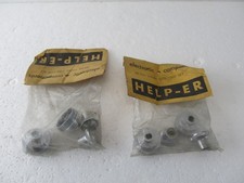 Qty8 Vintage Car Radio Type Knobs Chrome New Old Stock Help-er Qty8 Vintage Car Radio Type Knobs Chrome New Old Stock Help-er