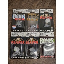 Reaper Miniatures Lot Of 6 Brand New Dark Heaven Bones Black USA DnD Fantasy RPG
