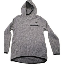 Nike Hoodie Fleece Lined Size Small Gray Women's Excellent Condition Running