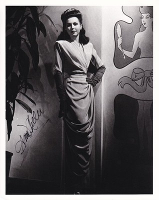 Ann Miller Original Autograph on Large Photo