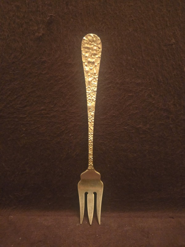 Vintage Stieff ROSE Sterling Silver 925 Salad Fork  20g