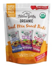 Nature's Garden Organic Trail Mix Snack Packs - Variety, Energy...