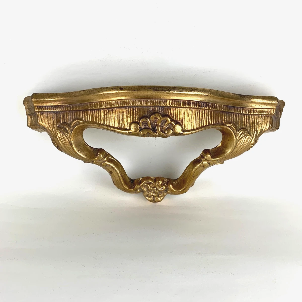Artissimo Consolle Da Parete Barocco Oro E Nero – Mensola A Specchio 49x13x21 Cm, Made In Italy