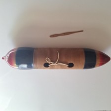 Wooden Guiro Latin Percussion Instrument Scraper Cylinder