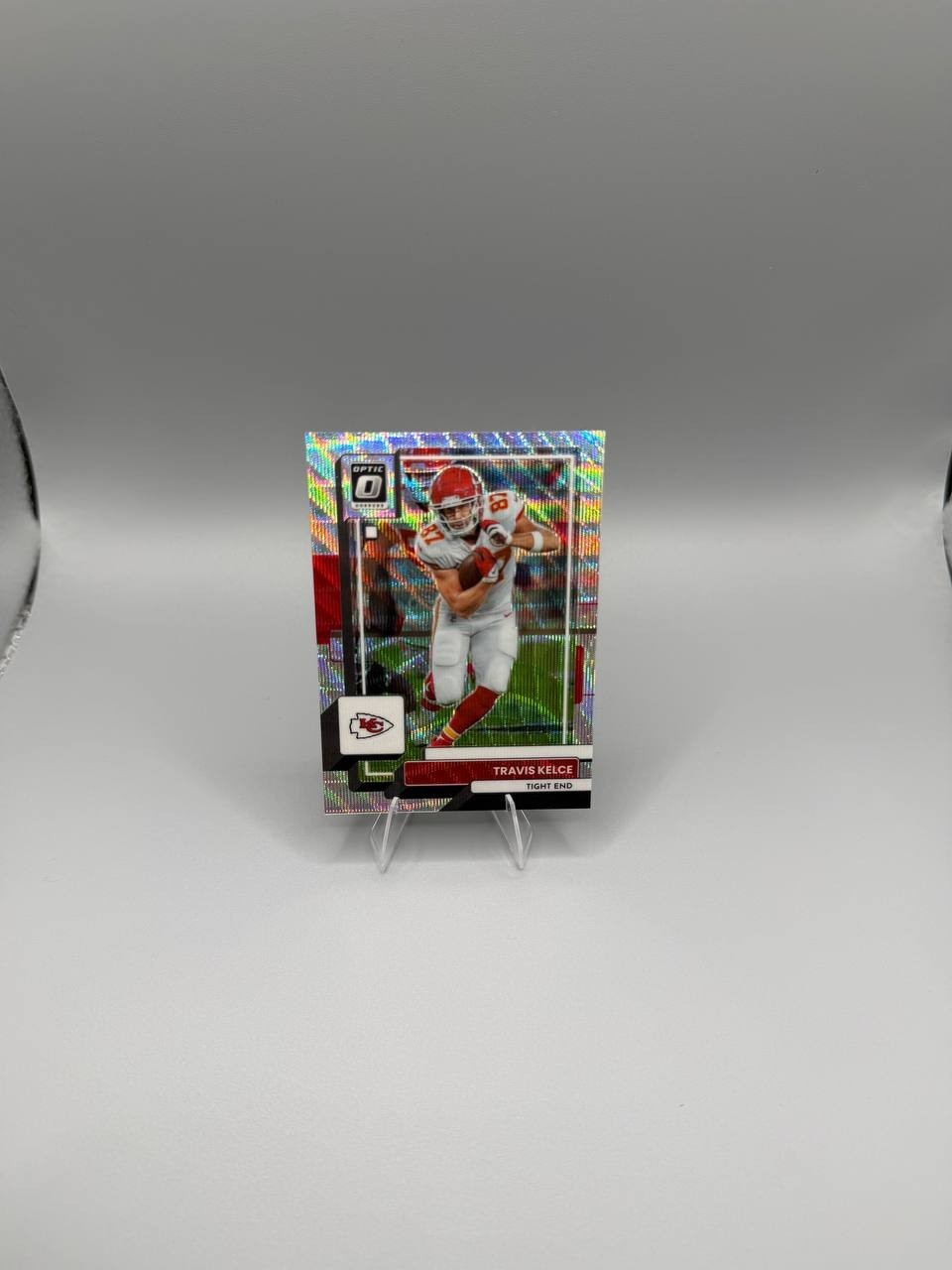 2022 Panini Donruss Optic - Travis Kelce #97 Wave Prizm /300 - Chiefs