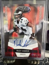 2010 Certified - New Generation Riley Cooper #254 Mirror Red Signatures /250