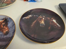 Susie Morton Noble And Free Lot Of 2  Horse Plates