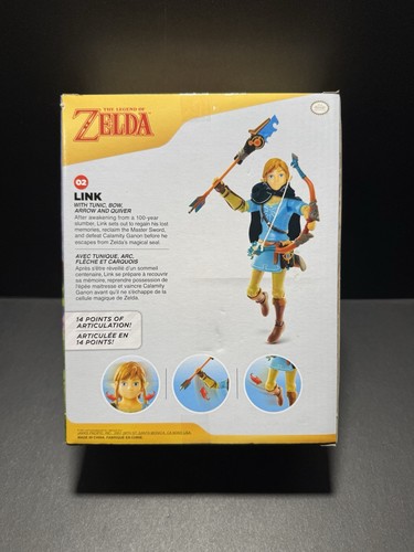 Jakks Pacific The Legend Of Zelda - Action Figure Deluxe Link 50 Cm Con Spada E Scudo - 3