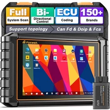 FOXWELL NT909 BT Bidirectional OBD2 Scanner Car Diagnostic Tool ECU Coding SAS