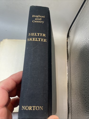 Helter Skelter Vincent Bugliosi 1974 1st Edition, 4th Print, HC/DJ Char Manson - Picture 8 of 21
