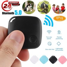 4X Bluetooth V5.0 Key Finder Item Locator Tracker for Keys Phone Bag Pet Cat Dog