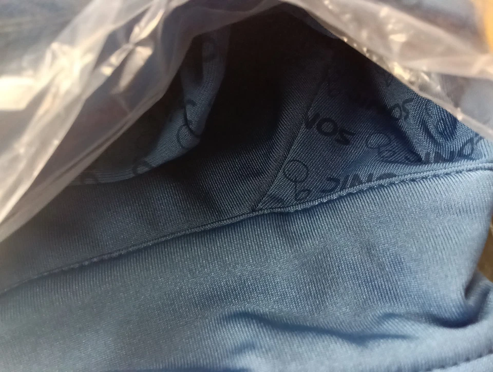 Sonic Drive Thru Employee Pullover Mens XL Blue 1/4 Zip Mock Neck Fleece Lined - Image 4 of 4