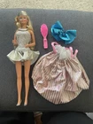 Vintage Mattel Jewel Secrets Barbie Doll w/ Original Dress Outfit 1986