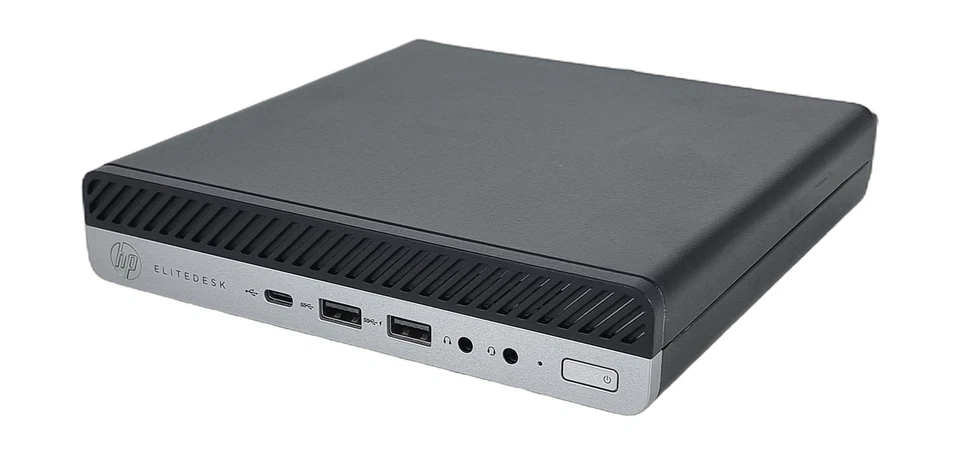 HP EliteDesk 705 G5 Micro PC, Ryzen 5 PRO 3400GE, 8GB RAM, 256GB SSD, Win 11 - Image 3 of 4