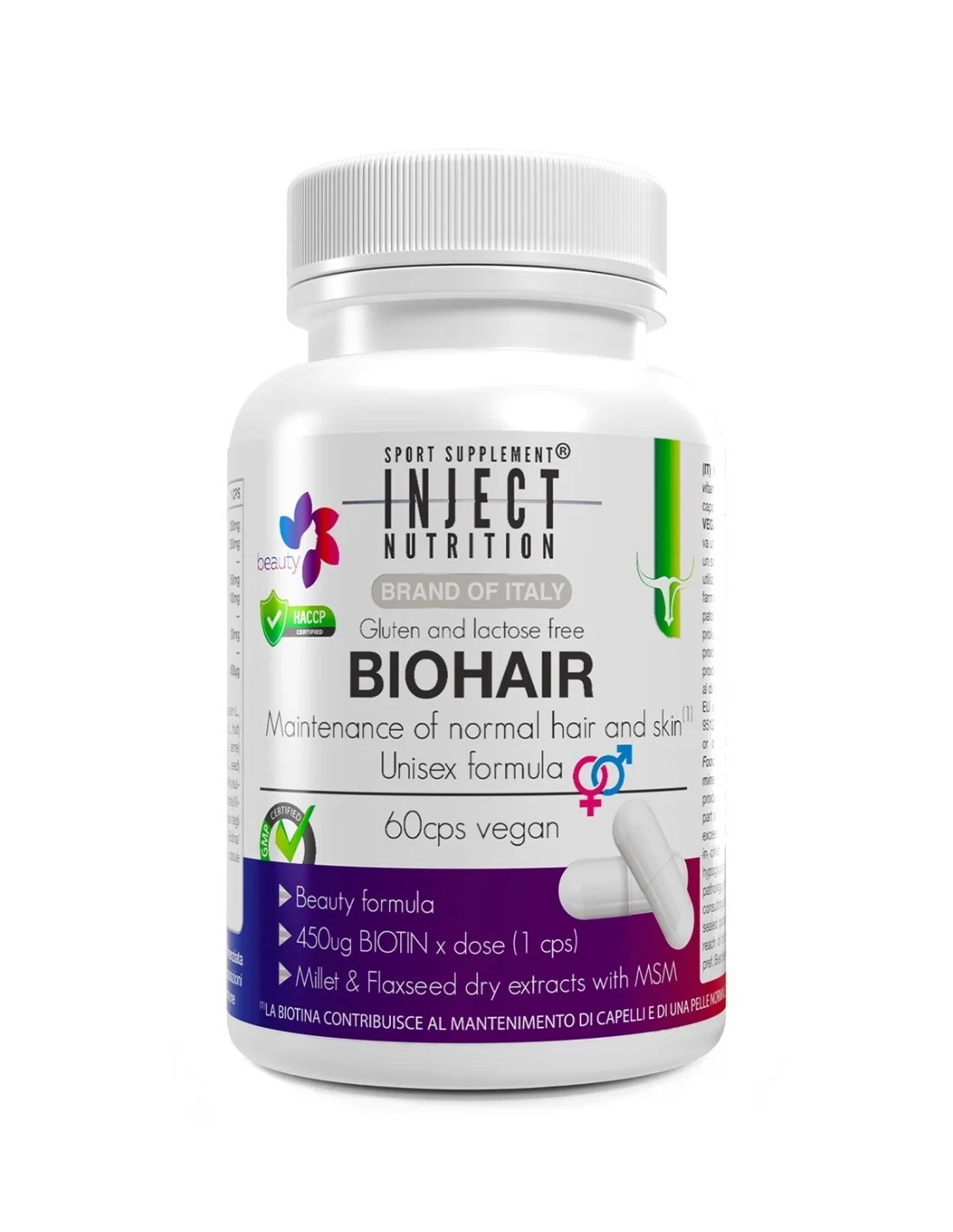 Inject Nutrition, Biohair (60 cps)