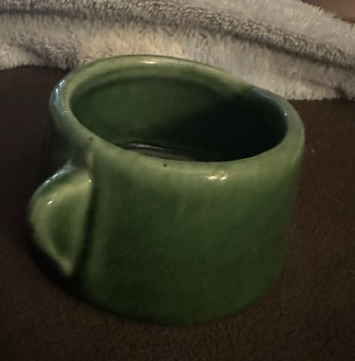 Vintage Camark Green Candle Holder for teapot or Christmas tree stand