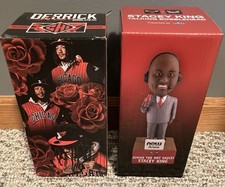 Derrick Rose (White Sox) & Stacey King (Bulls, Talking) Bobbleheads *New In Box*