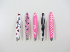 YOUR CHOICE of One Pre-Owned Tweezerman Slant Mini Tweezers, Assorted Patterns
