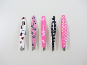YOUR CHOICE of One Pre-Owned Tweezerman Slant Mini Tweezers, Assorted Patterns