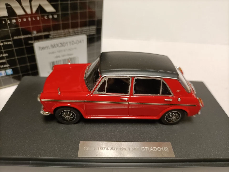 Matrix 1/43 Austin 1300GT ADO16 1969 Red - Image 2 of 4