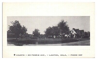 Lawton, OK, Courts Motel Postcard *6S(2)27 | eBay