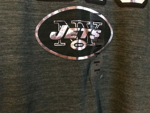 NFL NY JETS Juniors L Teens Apparel Lightweight Green Sheer Top - 第 8/10 張圖片