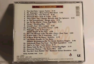 Only Rock 'N Roll 1970-1974: 20 Pop Hits by Various Artists (CD