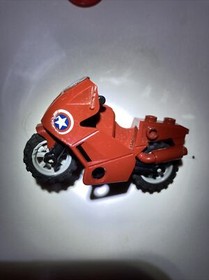 LEGO Captain America Dark Blue Suit Minifigure 6865 Marvel Avengers