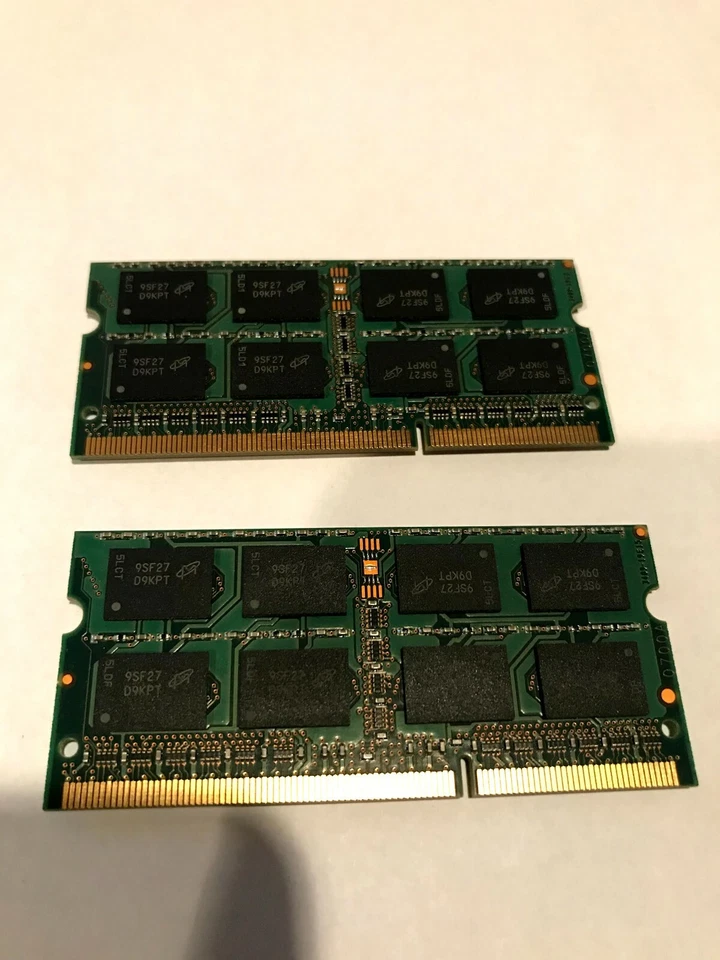 2x2GB Micron MT16JSF25664HZ-1G1F PC3-8500S-7-10-F1 DDR3-1066MHz SO-DIMM RAM iMac - Image 4 of 4