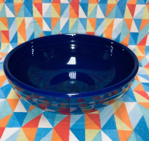 NEW FIESTA retired Cobalt Blue  38 oz medium BISTRO BOWL FIESTAWARE