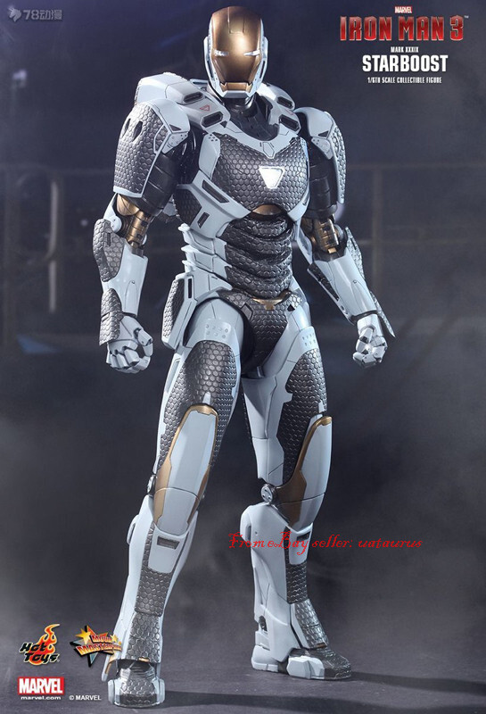 Perfect Hot Toys 1/6 Mms214 Iron Man 3 Mk39 Starboots Gemini Armor