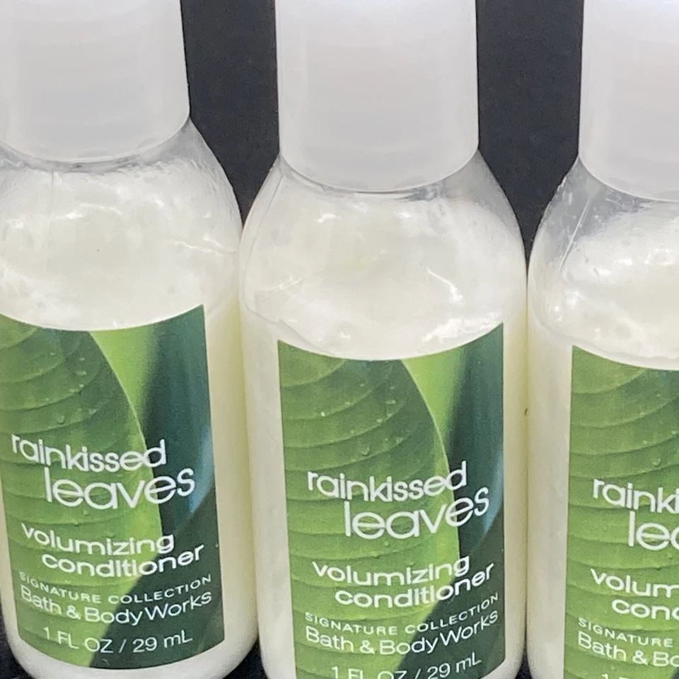 (4) Bath & Body Works Rainkissed Leaves Volumizing Conditioner Travel Size 1 OZ - Image 2 of 2