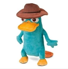 Phineas and Ferb Perry the Platypus plush 10'' (agent p) NWT USA SELLER