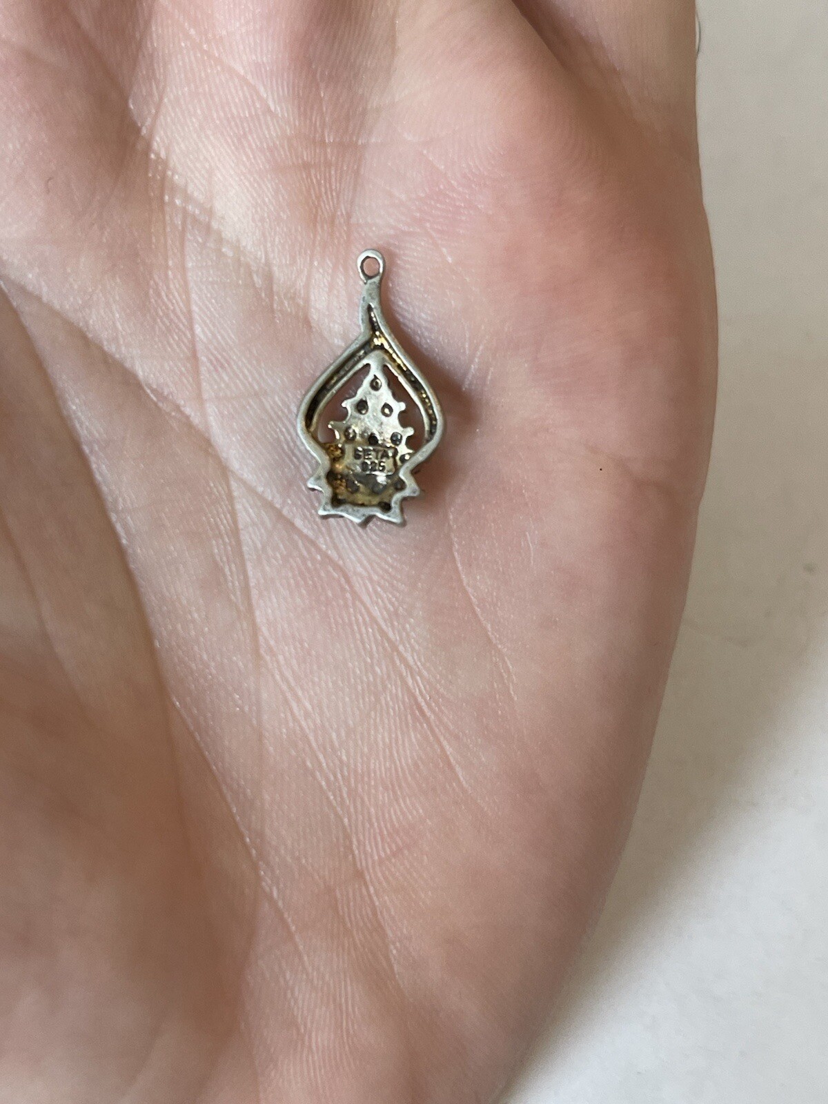 DESIGNER SIGNED SETA STERLING SILVER MARCASITE PE… - image 5