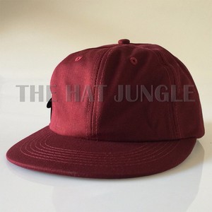 plain strap back hat