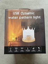 Northern Lights Ocean Wave Projector Light 16 Colors Rotate Flame Water Lamp NEW