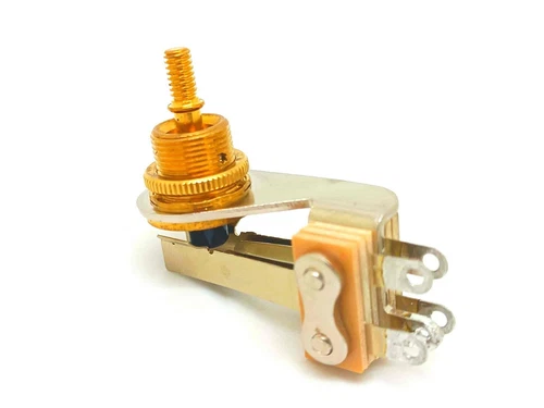 SWITCHCRAFT GOLD ANGLE TOGGLE SWITCH 3 WAY PICKUP GIBSON SG FENDER JAZZMASTER