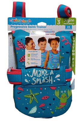 Swim School Progressive Swim Trainer Level 3 (Ages 3-5 Years) Maximum 38 lbs New