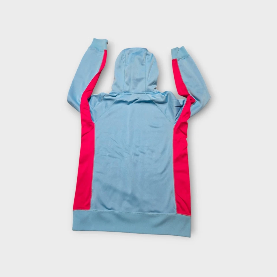 Suéter Pullover Nike Therma-Fit Azul y Rosa Ligero Niñas XL Foto 2 de 4