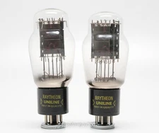 Matched Pair Raytheon 6B4G Vacuum Tubes / KT2
