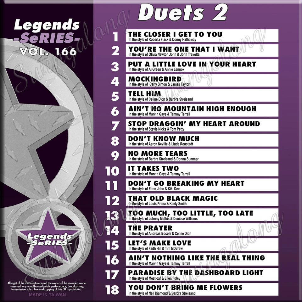 KARAOKE CDG LEGENDS SERIES GREAT MIX ALL 27 DISC NEW IN PLASTIC w/PRINT - Image 4 of 4