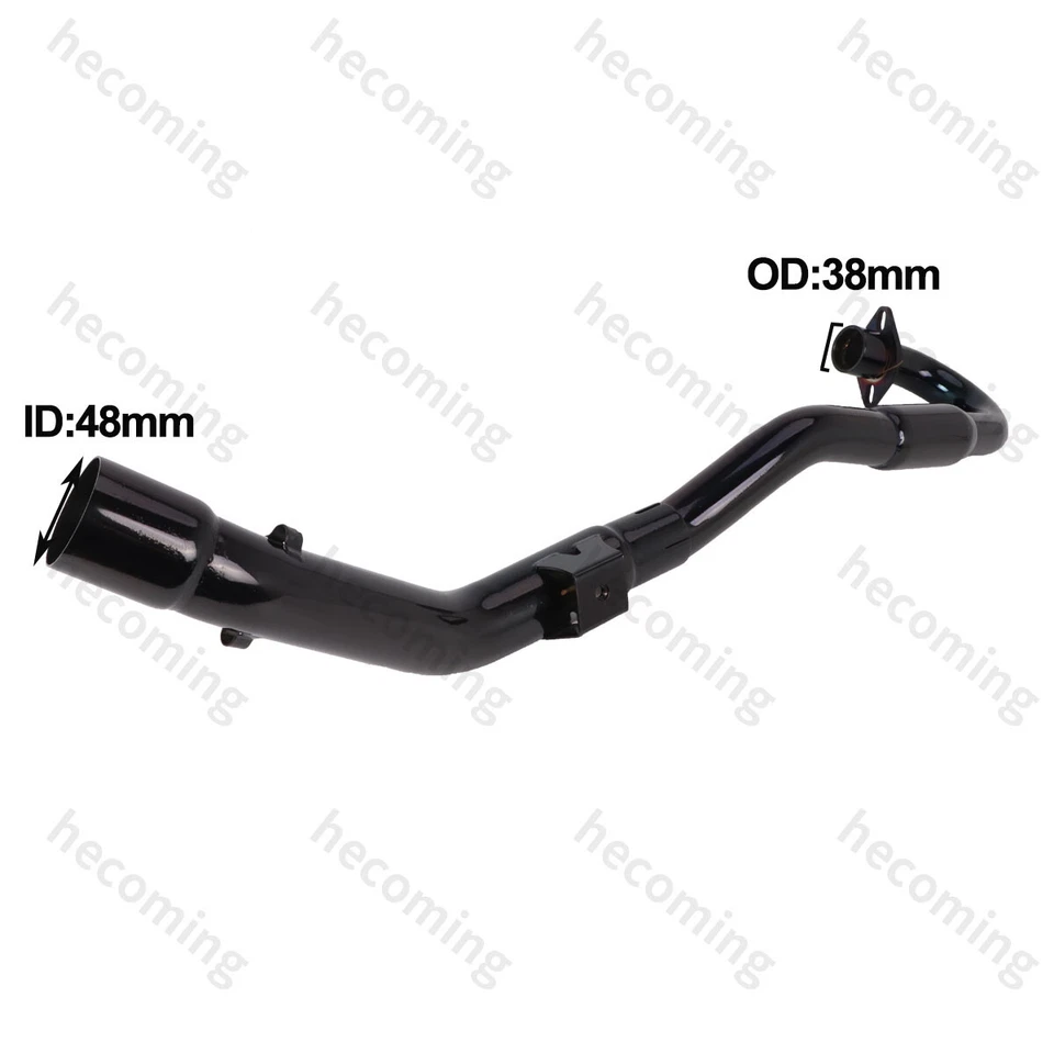 Sistema de escape de motocicleta antideslizante tubo medio para Honda CRF150F CRF230F 2003-2015 Foto 4 de 4