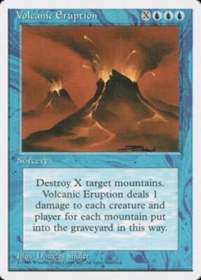 MRM FR/VF Vulkanausbruch - Volcanic Eruption MTG magic 4ED