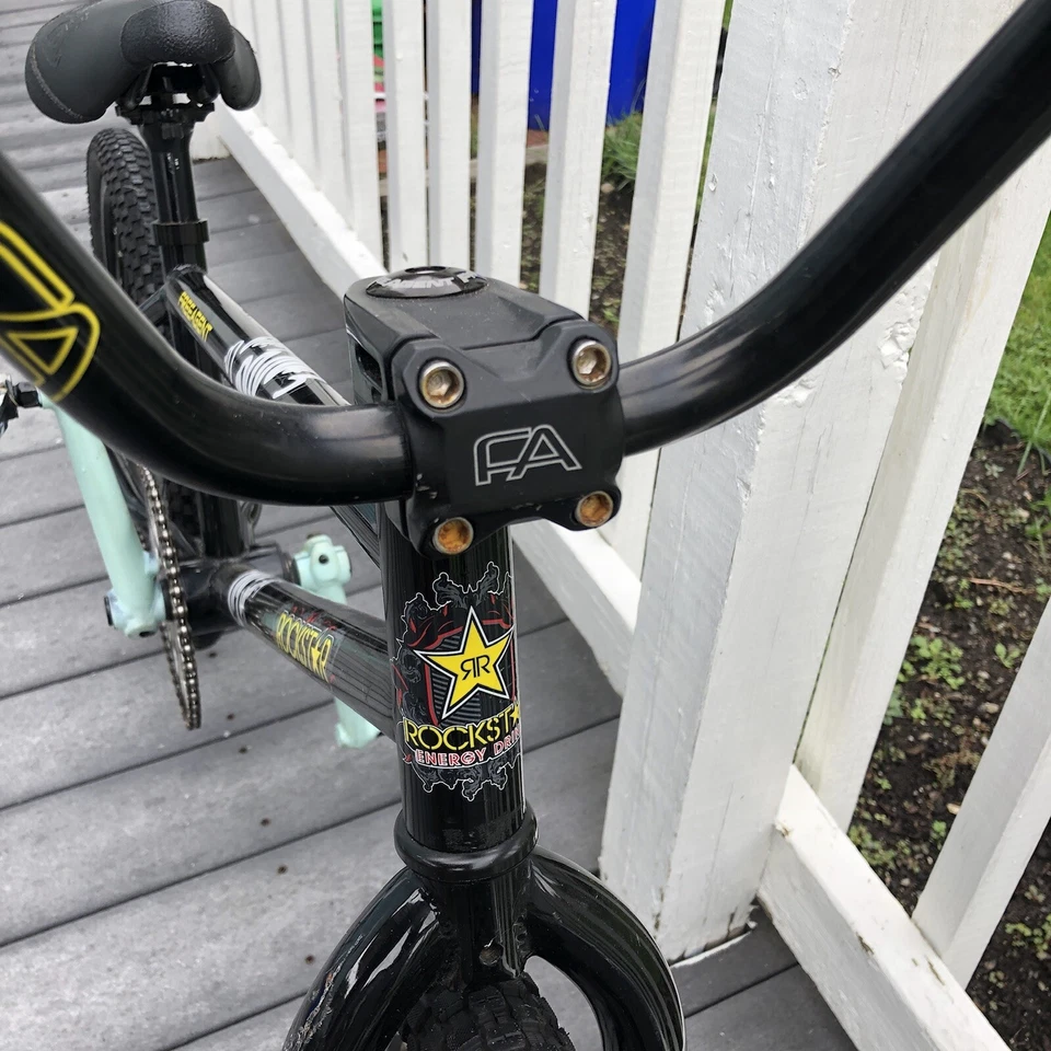 Free Agent BMX Велосипед Rockstar Energy Промо 20" ** Нуждаются в тормозах ** - Изображение 3 из 4