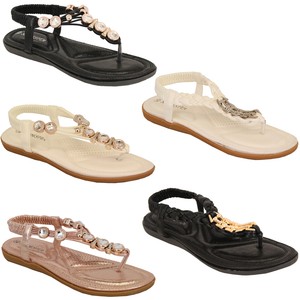 ebay ladies flat sandals